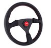 625 Performance Steering Wheel 13.75 in. Wrapped w/Red Stitching & Center Cap - image 2