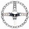 Classic Chain Wheel Chrome Finish 4-Spoke 11" Diameter 3-1/2" Dish - image 1