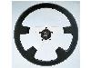 GT Rally Steering Wheel Black Leather Grained Finish Grip - image 1