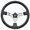 Formula GT 14" Steering Wheel Polished spokes, 3-1/2" dish - image 1