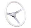 830W Classic Series Steering Wheel Chrome 3-Spoke Design - image 2