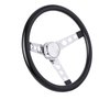 Black Foam Grip Steering Wheel 13-1/2" Diameter - image 2