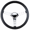 Black Foam Grip Steering Wheel 11-1/2" Diameter - image 1