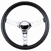 Black Foam Grip Steering Wheel 12-1/2" Diameter