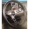Black Foam Grip Steering Wheel 13-1/2" Diameter - image 1