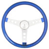 Metal Flake Steering Wheel Blue Metal Flake Vinyl Grip - image 1