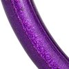 Metal Flake Wheel [13.500 in. Diameter, Silver Metal Spokes, Purple/Black Grip] - image 3