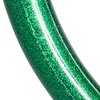 Metal Flake Wheel [13.500 in. Diameter, Black Spokes, Green] - image 3