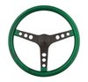 Metal Flake Wheel [13.500 in. Diameter, Black Spokes, Green] - image 4