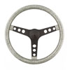 Metal Flake Steering Wheel Silver Metal Flake Vinyl Grip - image 1