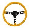 Metal Flake Wheel [13.500 in. Diameter, Black Spokes, Gold] - image 2