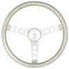 Metal Flake Steering Wheel Silver Metal Flake Vinyl Grip - image 1