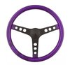 Metal Flake Wheel [15 in. Diameter, Black Spokes, Purple/Black Grip] - image 4