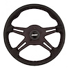 Gripper Series Steering Wheel Black Split 4-Spoke Design - image 1