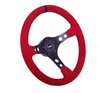 8515 Steering Wheel, Race Red Ultrasuede Wheel  - image 2