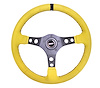 8517 Steering Wheel, Race Yellow Ultrasuede Wheel - image 1