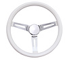 8540W Classic Series Slotted Wheel White Grip 3-Spoke Black Spokes - image 1