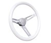 8540W Classic Series Slotted Wheel White Grip 3-Spoke Black Spokes - image 2