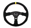 Suede Series Steering Wheel Black Anodized
