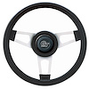 Challenger Steering Wheels Silver Satin 3-Spoke Design