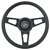 Challenger Steering Wheels Matte Black 3-Spoke Design