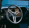 Classic 3-Spoke Steering Wheel Black Foam Grip/Chrome Spokes - image 1