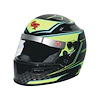 3420YL Helmet, Rookie Graphics SFI, One Size, Black/Yellow Fluo - image 1