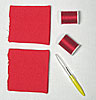 Standard Leg Conversion Kit Red Material & Thread - image 1