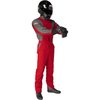 GF745 One-Piece Suit Red/Gray - image 4