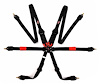 7623BK30 Endurance 3+2 Pull-Down FIA Harness [Black] - image 1