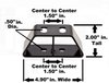 GF-GMTM-SB2 Transmission Mount Spacer-Block for 1963-2001 GM RWD Applications - image 2