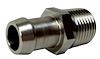 PF-1001-SS Heater Hose Fitting, 1/2 in. NPT Male to 5/8 in. Hose Barb, 1.75 in. Length, Straight [Stainless Steel] - image 1