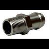 PF-1040-SS Heater Hose Fitting, 3/8 in. NPT Male to 5/8 in. Hose Barb, 1 3/4 in. Length, Straight [Stainless Steel] - image 2