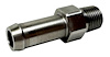 PF-1044-SS Heater Hose Fitting, 1/8 in. NPT Male to 3/8 in. Hose Barb, 1 1/2 in. Length, Straight [Stainless Steel] - image 1