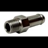 PF-1044-SS Heater Hose Fitting, 1/8 in. NPT Male to 3/8 in. Hose Barb, 1 1/2 in. Length, Straight [Stainless Steel] - image 2