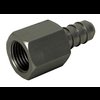 PF-4000-C Adapter Fitting, -6 AN Female to 3/8 in. Hose Barb, Straight, Aluminum [Clear Anodized] - image 2