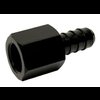 PF-4000 Adapter Fitting, -6 AN Female to 3/8 in. Hose Barb, Straight, Aluminum [Black Anodized] - image 2