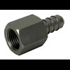 PF-4002-C Adapter Fitting, -6 AN Female to 5/16 in. Hose Barb, Straight, Aluminum, [Clear Anodized] - image 2
