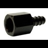 PF-4002 Adapter Fitting, -6 AN Female to 5/16 in. Hose Barb, Straight, Aluminum [Black Anodized] - image 2