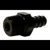 PF-4200 Adapter Fitting, 3/8 in. NPT Male to 5/16 in. Hose Barb, Straight, Aluminum [Black Anodized] - image 2