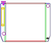 ClassicCool Universal Fit Radiator Single Pass Crossflow Design 24" x 19" with Steam Fitting & Transmission Cooler - image 1