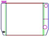 ClassicCool Universal Fit Radiator Dual Pass Crossflow Design 22" x 15.50" with Straight Outlet - image 1