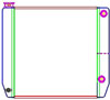 ClassicCool Universal Fit Radiator Dual Pass Crossflow Design 22" x 19" with 16AN Inlet/Outlet - image 1