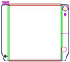 ClassicCool Universal Fit Radiator Dual Pass Crossflow Design 22" x 19" for HEMI Swap - image 1