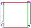 ClassicCool Universal Fit Radiator Dual Pass Crossflow Design 22" x 19" with Straight Outlet - image 1