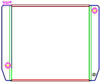 MegaCool Universal Fit Radiator Single Pass Crossflow Design 24" x 19" with 16AN Inlet/Outlet - image 1