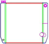 MegaCool Universal Fit Radiator Dual Pass Crossflow Design 22" x 19" with 16AN Inlet - image 1