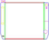 MegaCool Universal Fit Radiator Dual Pass Crossflow Design 24" x 19" for LS Swap with Transmission Cooler - image 1