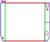 MegaCool Universal Fit Radiator Dual Pass Crossflow Design 24" x 19" for HEMI Swap - image 1