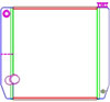 MegaCool Universal Fit Radiator Dual Pass Crossflow Design 22" x 19" with 16AN Inlet - image 1